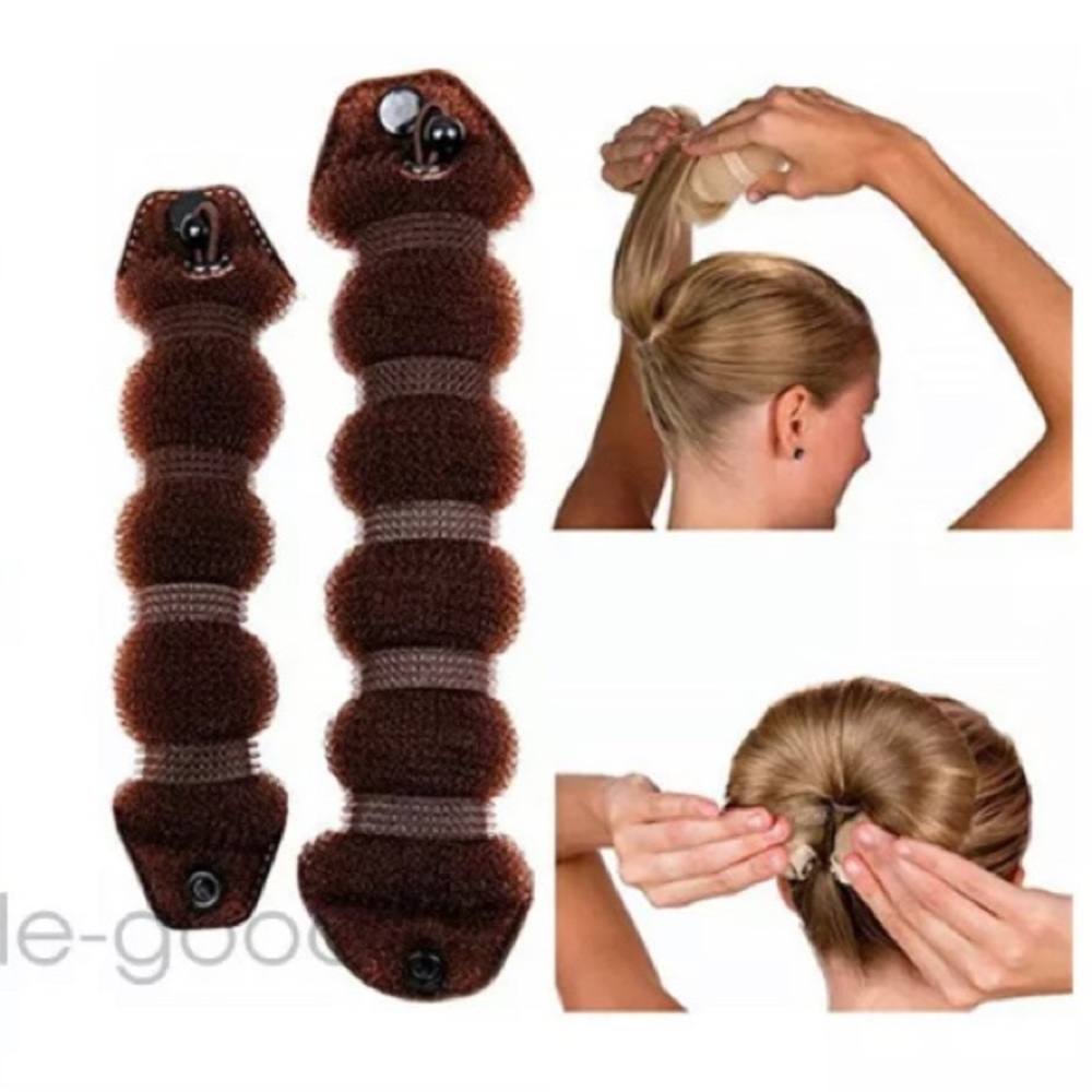 3 Hair buns/hair updo